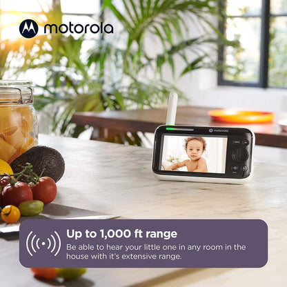 Motorola PIP1510 Connect 5" Wi-Fi Motorized Video Baby Monitor - PIP1510-CONNECT