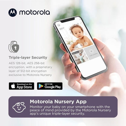 Motorola PIP1510 Connect 5" Wi-Fi Motorized Video Baby Monitor - 2 Camera Pack - PIP1510-2-CONNECT