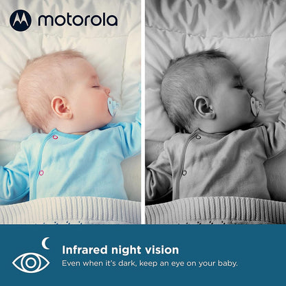 Motorola VM75 5" Motorized Pan Video Baby Monitor - VM75