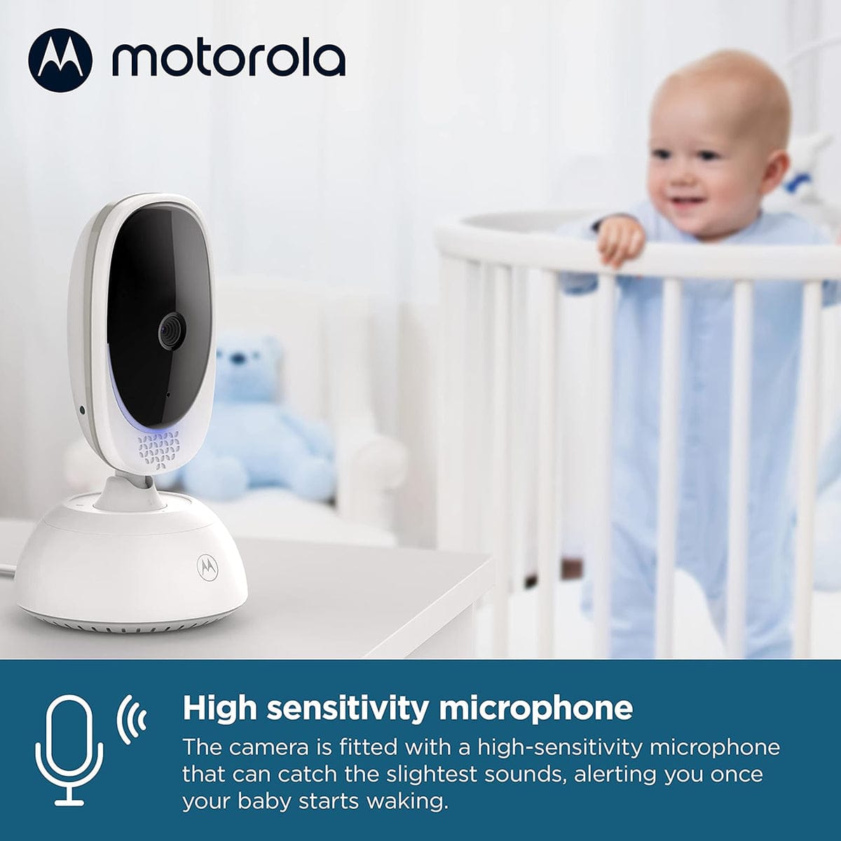 Motorola VM75 5" Motorized Pan Video Baby Monitor - VM75