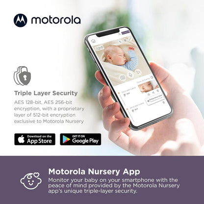 Motorola VM85 Connect 5" Wi-Fi Video Baby Monitor with Mood Light - 2 Camera Pack - VM85-2-CONNECT