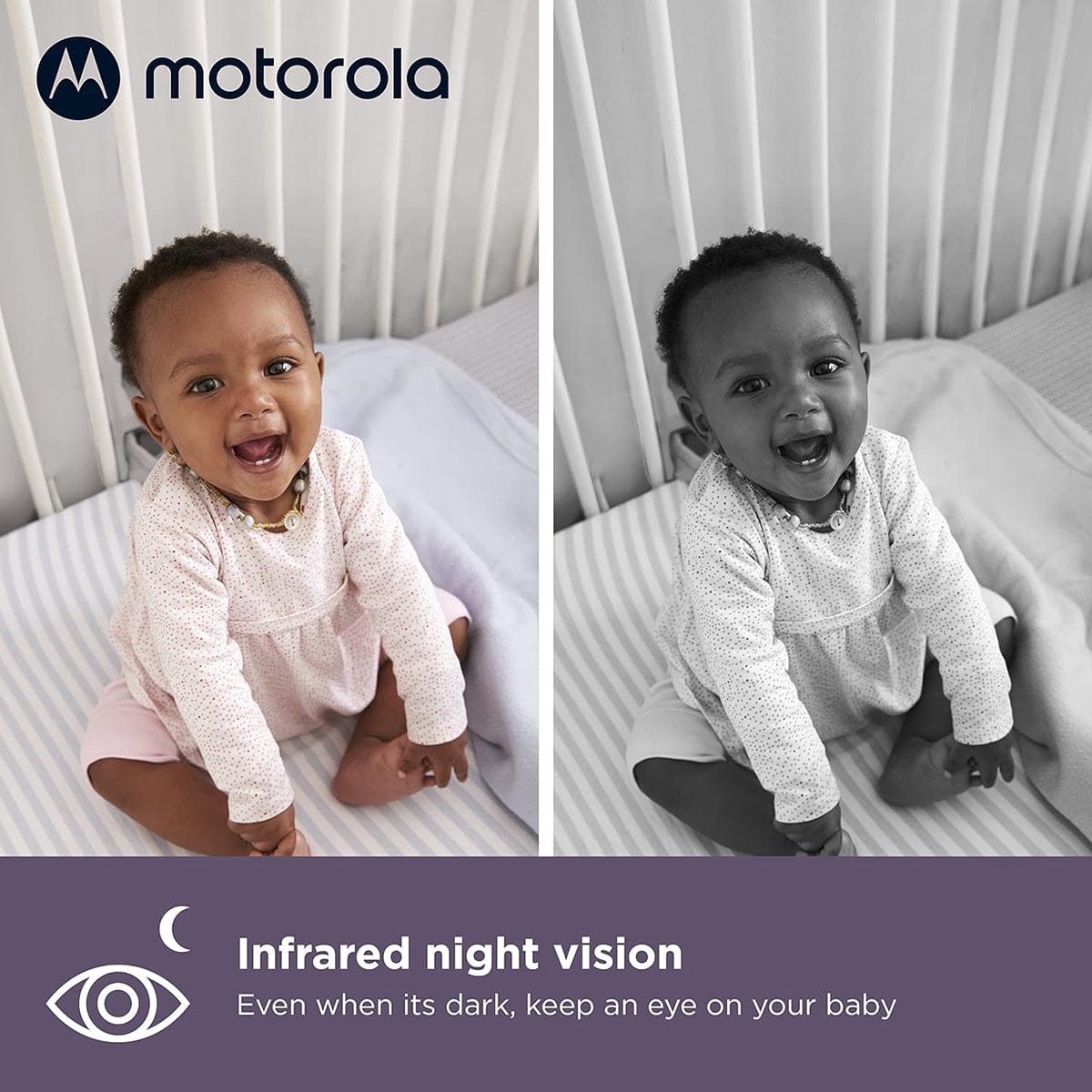 Motorola VM85 Connect 5" Wi-Fi Video Baby Monitor with Mood Light - 2 Camera Pack - VM85-2-CONNECT