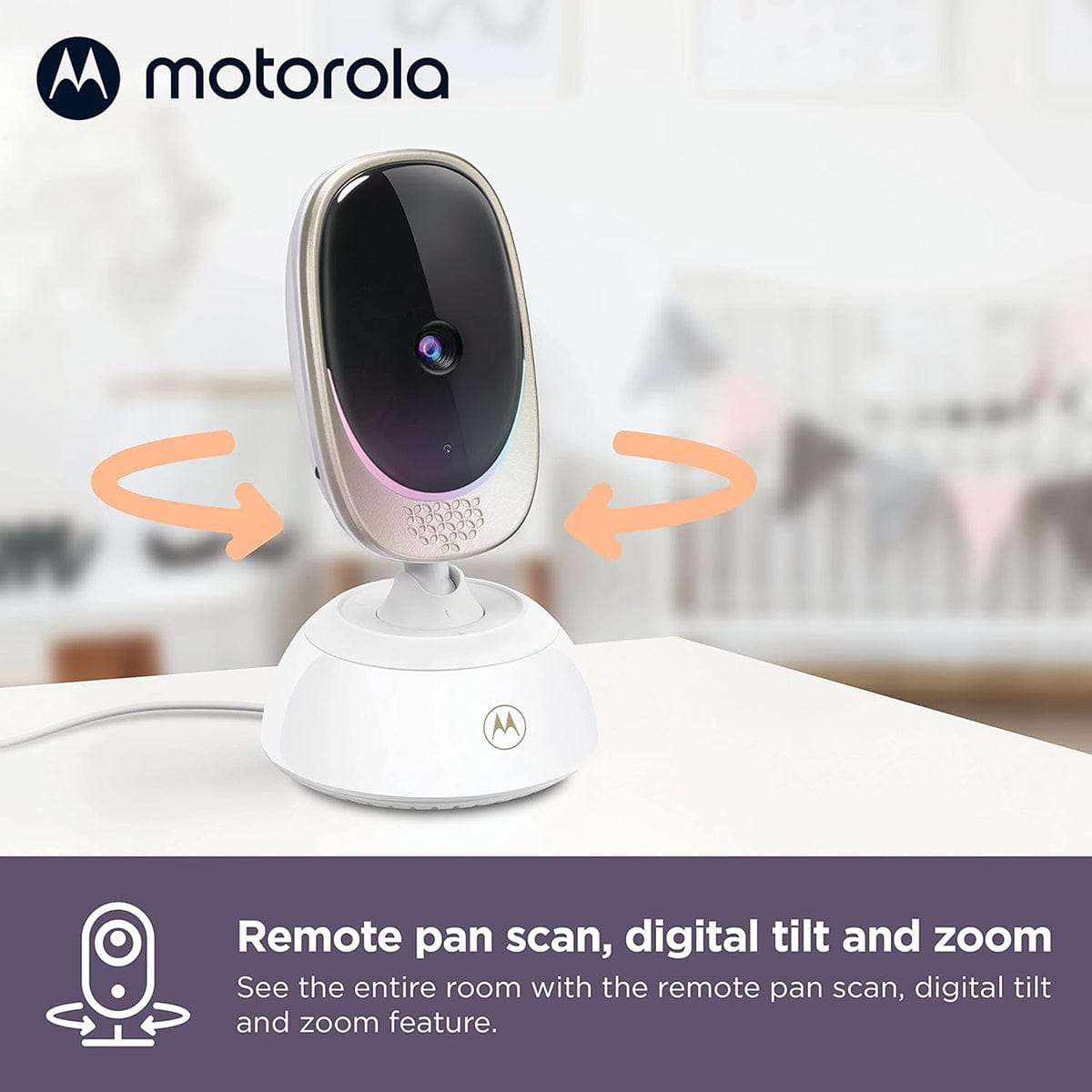 Motorola VM85 Connect 5" Wi-Fi Video Baby Monitor with Mood Light - 2 Camera Pack - VM85-2-CONNECT