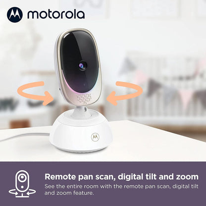 Motorola VM85 Connect 5" Wi-Fi Video Baby Monitor with Mood Light - 2 Camera Pack - VM85-2-CONNECT