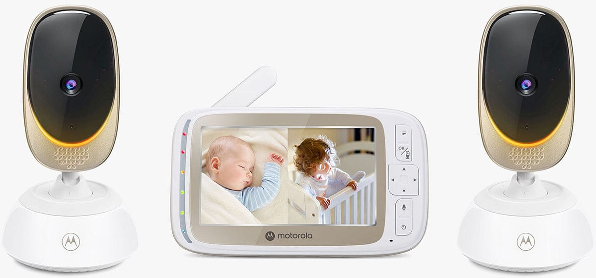 Motorola VM85 Connect 5" Wi-Fi Video Baby Monitor with Mood Light - 2 Camera Pack - VM85-2-CONNECT