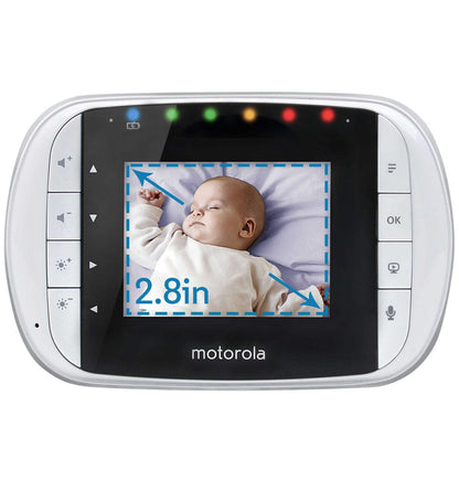 Motorola Wireless 2.8" Video Baby Monitor with USB & Zoom - MOTO-MBP33S
