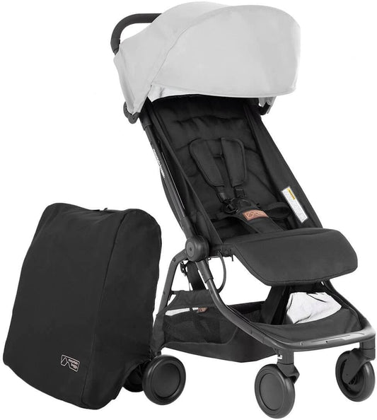 Mountain Buggy Nano V3 Stroller - Silver - NANO-V3-6