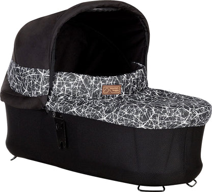 Mountain Buggy Carrycot Plus for Urban Jungle, Terrain & Plus One Strollers - Graphite - CCPU-V1-65