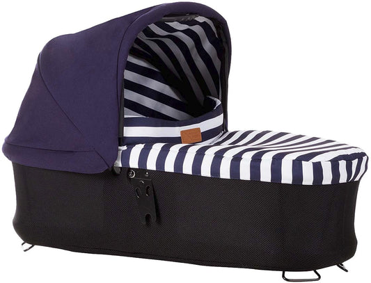 Mountain Buggy Carrycot Plus for Urban Jungle, Terrain & Plus One Strollers - Nautica - CCPU-V1-37