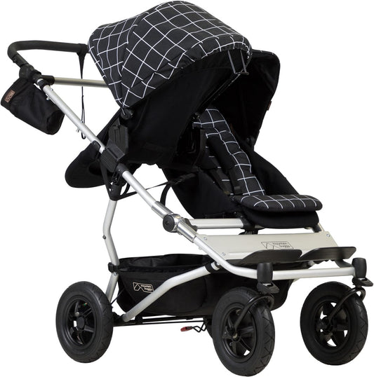 Mountain Buggy Duet 3.0 Double Stroller - Grid - DUET-V3-59