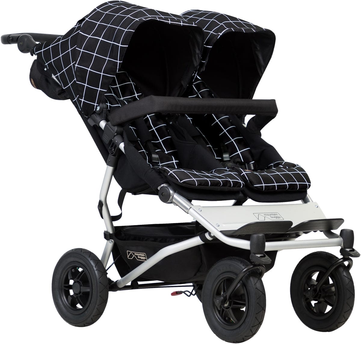Mountain Buggy Duet 3.0 Double Stroller - Grid - DUET-V3-59
