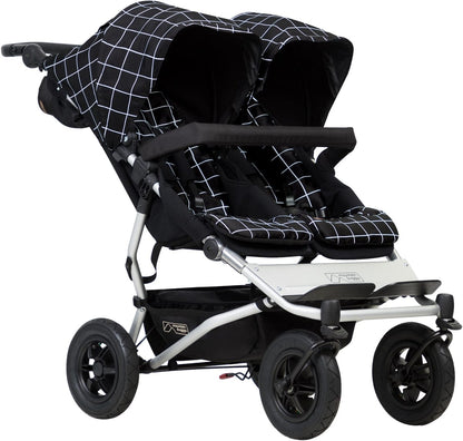 Mountain Buggy Duet 3.0 Double Stroller - Grid - DUET-V3-59