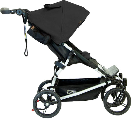 Mountain Buggy Duet Aerotech Double Stroller - Black (Albee Exclusive) - DuetAW-V2-5-5