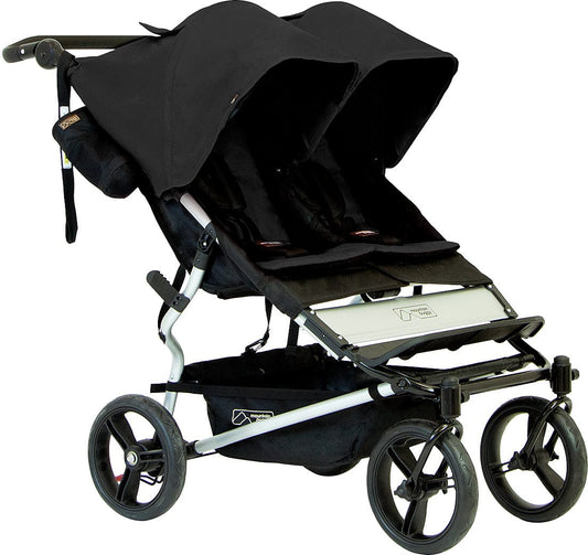 Mountain Buggy Duet Aerotech Double Stroller - Black (Albee Exclusive) - DuetAW-V2-5-5