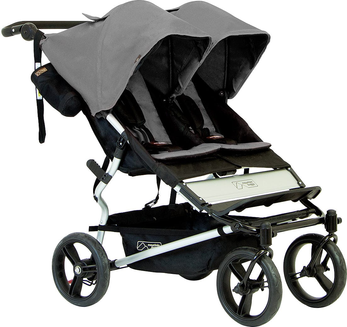 Mountain Buggy Duet Aerotech Double Stroller - Flint (Albee Exclusive) - DuetAW-V2-5-7
