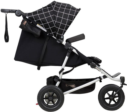 Mountain Buggy Duet as a Single Stroller - Black