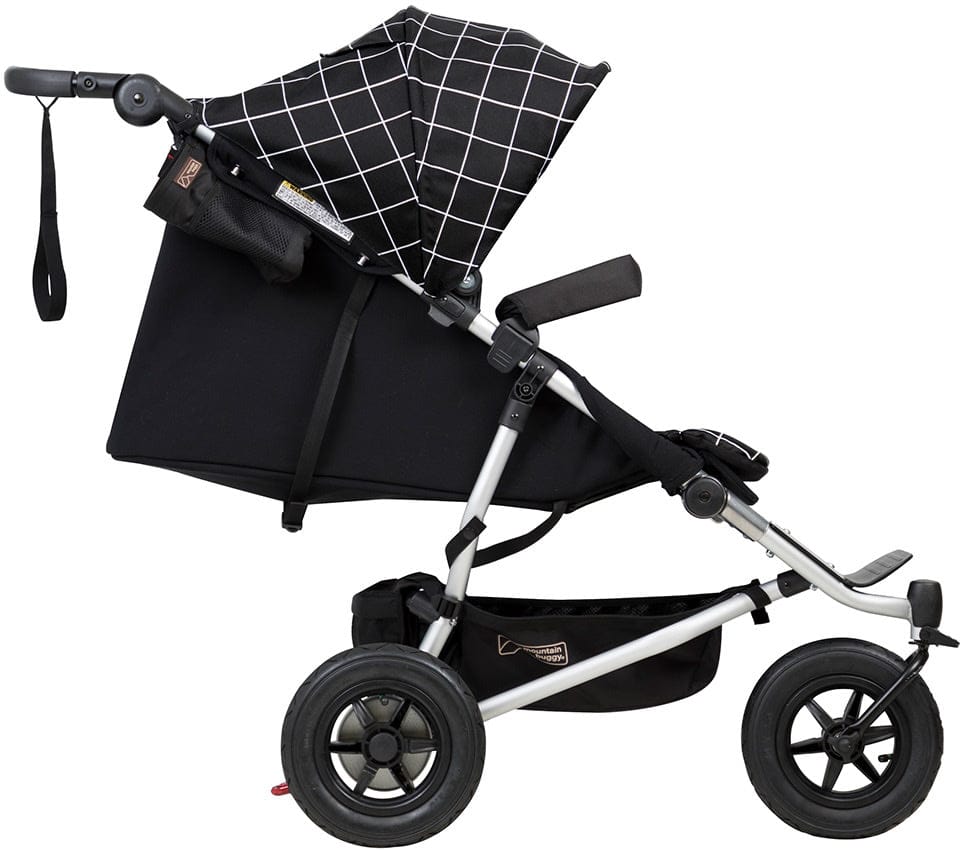 Mountain Buggy Duet as a Single Stroller - Grid - DUETSGL-V3-59