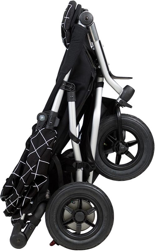 Mountain Buggy Duet as a Single Stroller - Silver - DUETSGL-V3-6