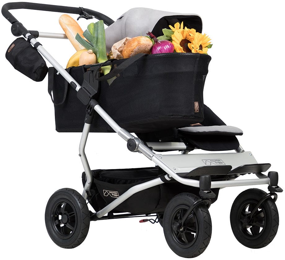 Mountain Buggy Duet as a Single Stroller - Silver - DUETSGL-V3-6