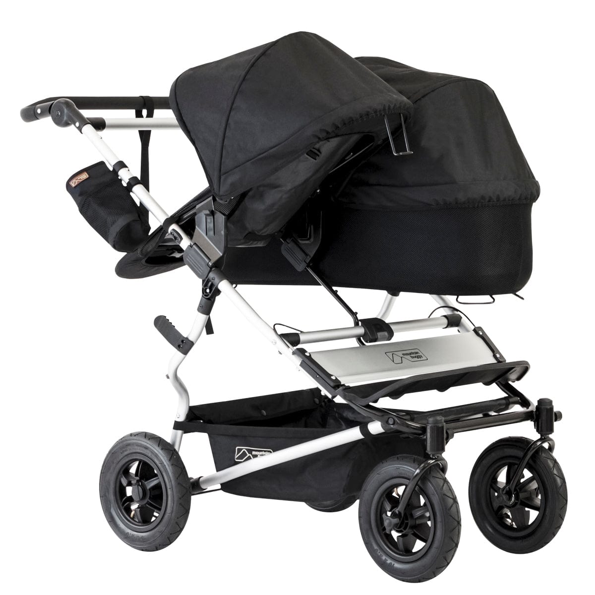 Mountain Buggy Duet Double Stroller - Black - DUET-V2-5-5