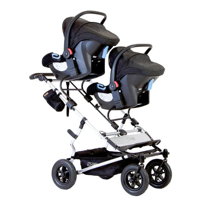 Mountain Buggy Duet Double Stroller - Flint
