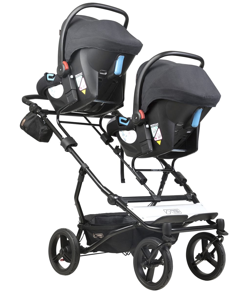 Mountain Buggy Duet Luxury Stroller - Herringbone - DUETPR-V3-75