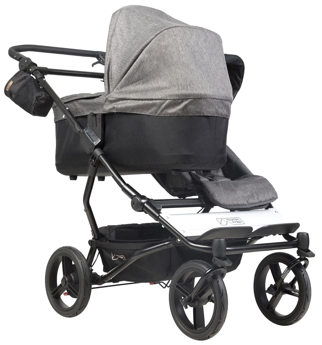 Mountain Buggy Duet Luxury Stroller - Herringbone - DUETPR-V3-75