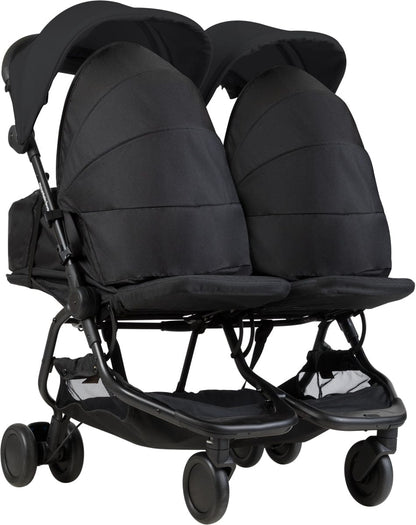 Mountain Buggy Nano Duo Double Stroller - Black - NANODUO-V1-5