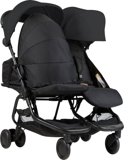 Mountain Buggy Nano Duo Double Stroller - Black - NANODUO-V1-5