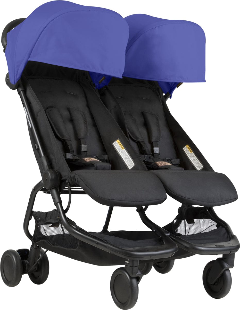 Mountain Buggy Nano Duo Double Stroller - Nautical - NANODUO-V1-37