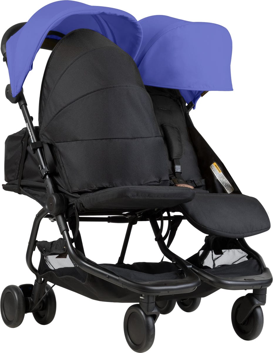 Mountain Buggy Nano Duo Double Stroller - Nautical - NANODUO-V1-37