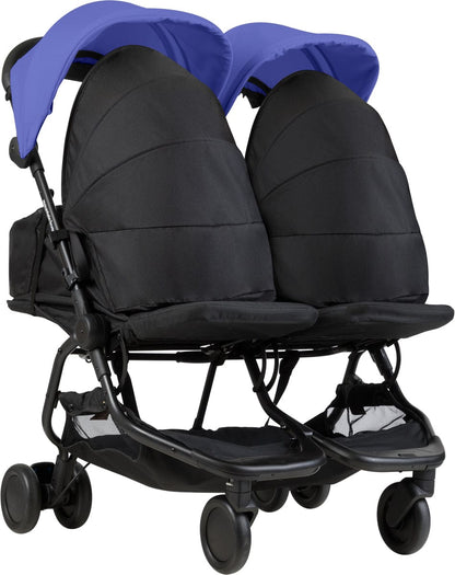 Mountain Buggy Nano Duo Double Stroller - Nautical - NANODUO-V1-37