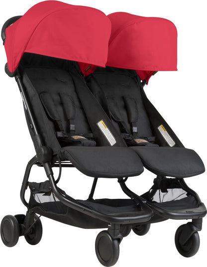 Mountain Buggy Nano Duo Double Stroller - Ruby