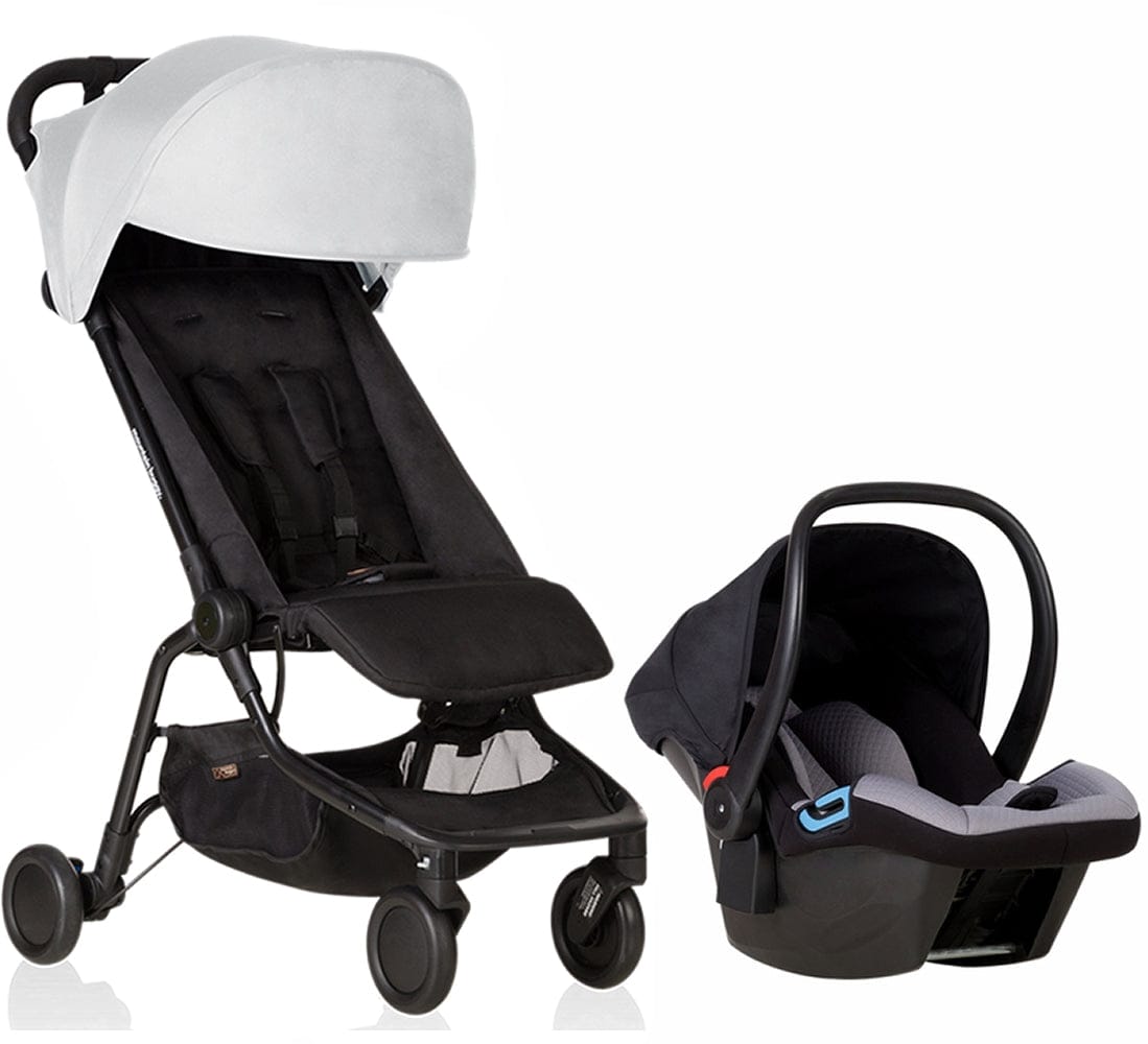 Mountain Buggy Nano V2 Travel System - Silver (Albee Exclusive)