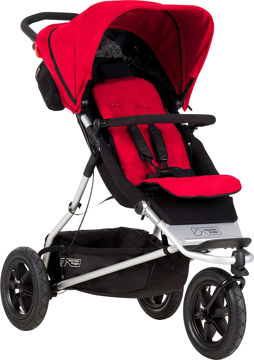 Mountain Buggy Plus One Double Stroller - Berry - PLUSONE-V3-11