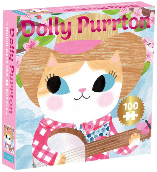 Mudpuppy 100 Piece Puzzle - Dolly Purrton Music Cats - 9780735367050