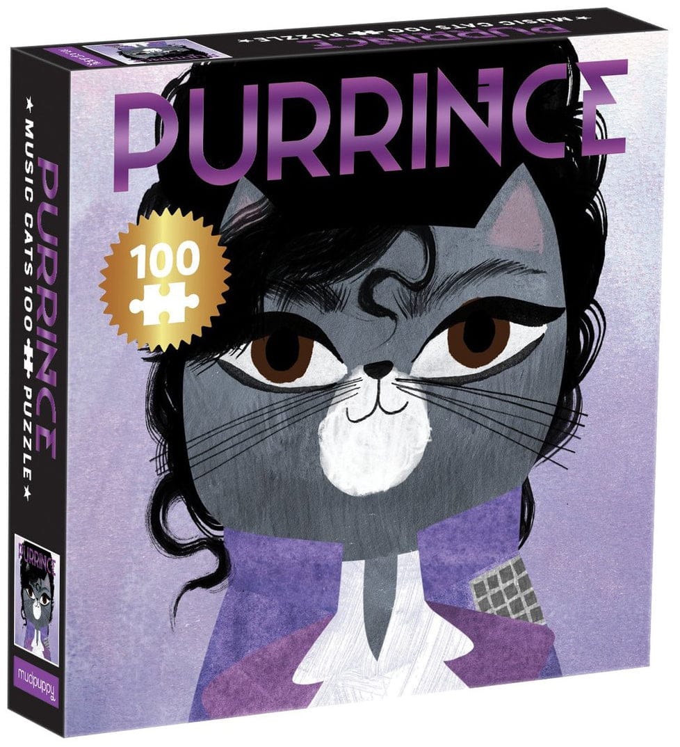 Mudpuppy 100 Piece Puzzle - Purrince Music Cats