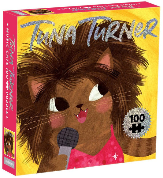 Mudpuppy 100 Piece Puzzle - Tuna Turner Music Cats - 9780735367067