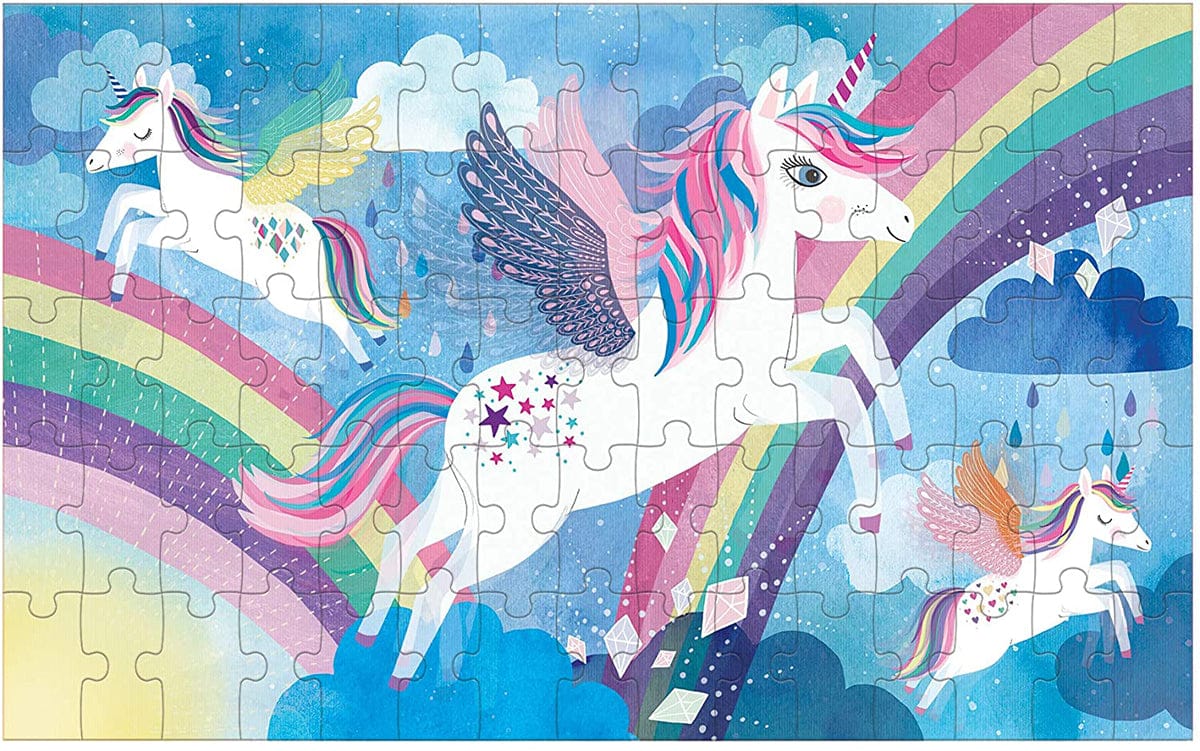 Mudpuppy 75 Piece Lenticular Puzzle - Unicorn Magic - 9780735367722