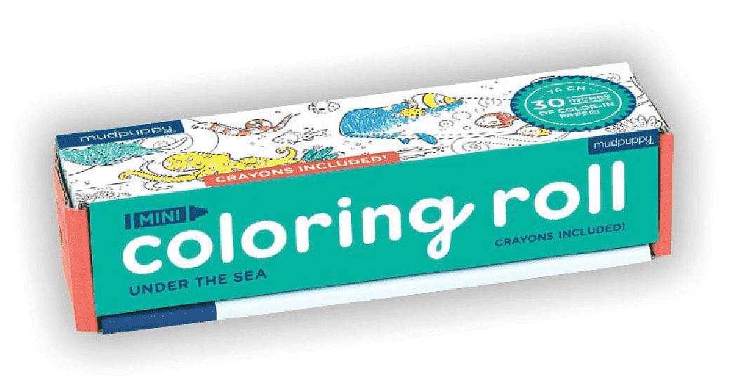 Mudpuppy Mini Coloring Roll - Under The Sea - 9780735349322