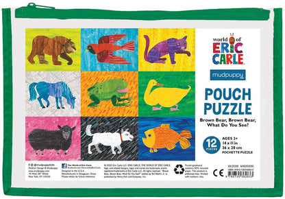 Mudpuppy Pouch Puzzle - Eric Carle Brown Bear - 9780735362833