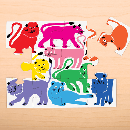 Mudpuppy Pouch Puzzle - Rainbow Roar! - 9780735362840