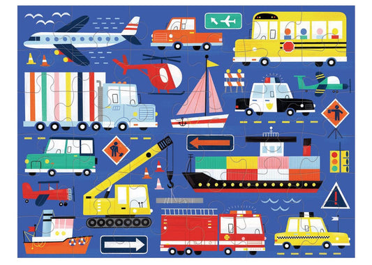 Mudpuppy Puzzle to Go - Transportation - 9780735369757