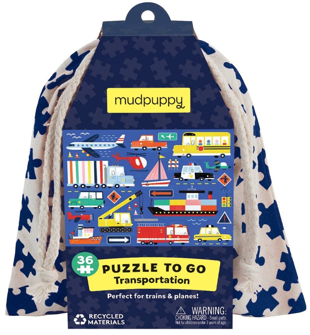 Mudpuppy Puzzle to Go - Transportation - 9780735369757
