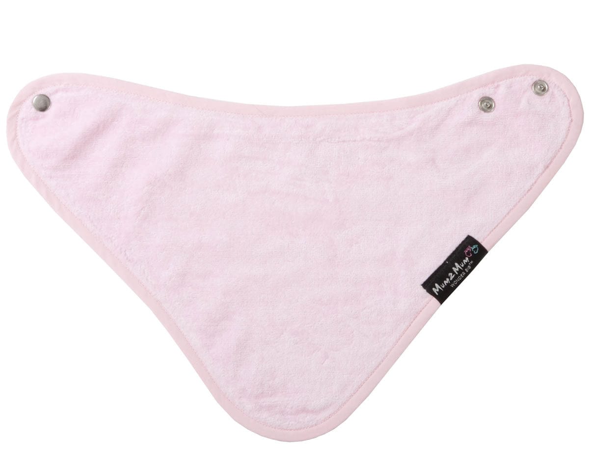 Mum 2 Mum Bandana Wonder Bib - Baby Pink - M2B-11402