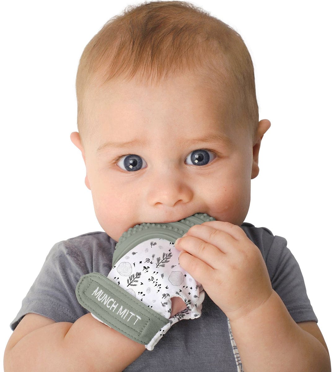 Munch Mitt Teething Mitten - Sage Woods - MM40SW