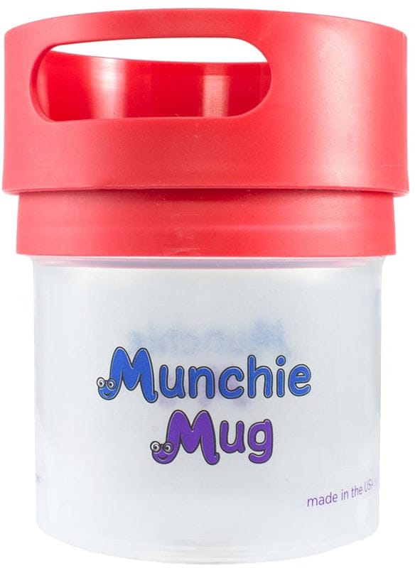 Munchie Mug Snack Cup, 12 oz - Red - MUNCHIE-RED