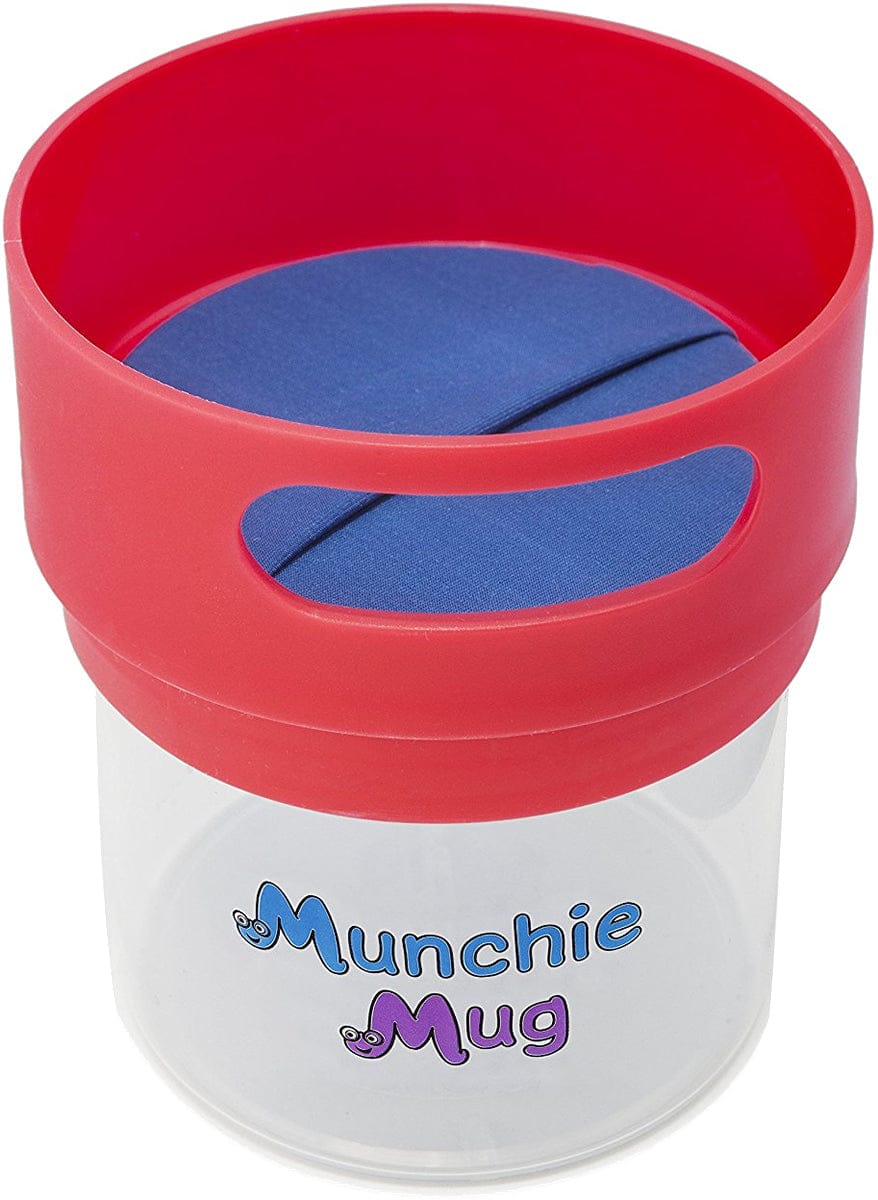 Munchie Mug Snack Cup, 12 oz - Red - MUNCHIE-RED