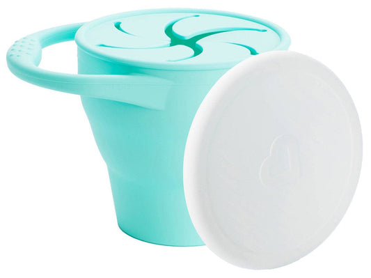 Munchkin C'est Silicone Snack Catcher with Lid - Mint