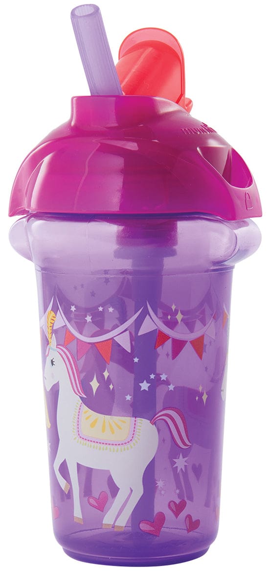 Munchkin Click Lock 9oz Flip Straw Cup - Deco (Colors Vary) - 43844